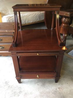 Antique end table
