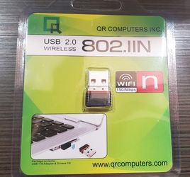 New USB 2.0 Wireless Adapter 802.IIN