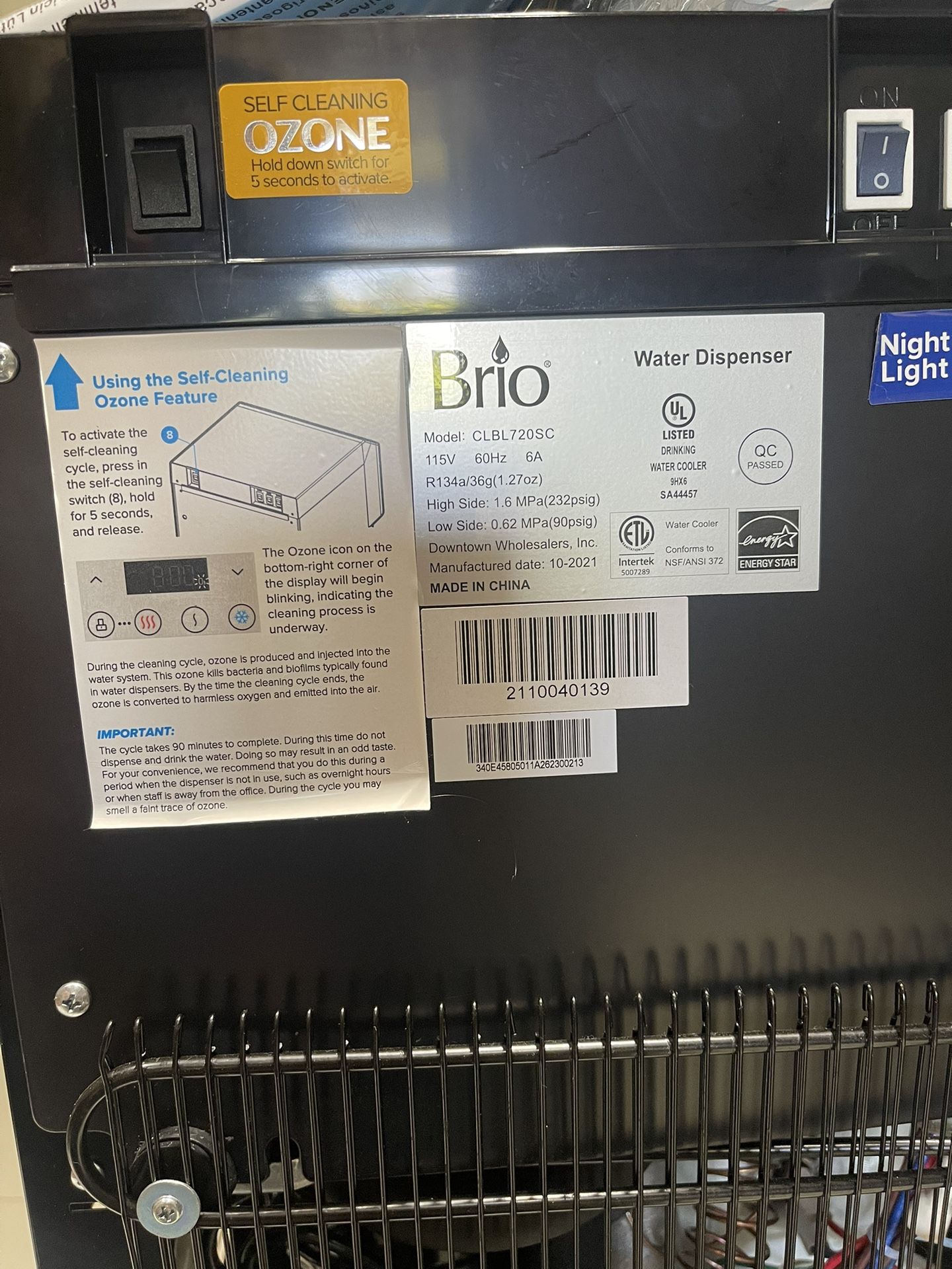 Brio Water Cooler Model CLBL720SC for Sale in Cty Of Cmmrce, CA OfferUp