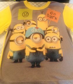 Minions “Despicable Me” Boys Long-Sleeve PJ Top