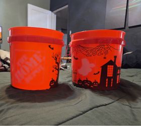 Home Depot Halloween Buckets