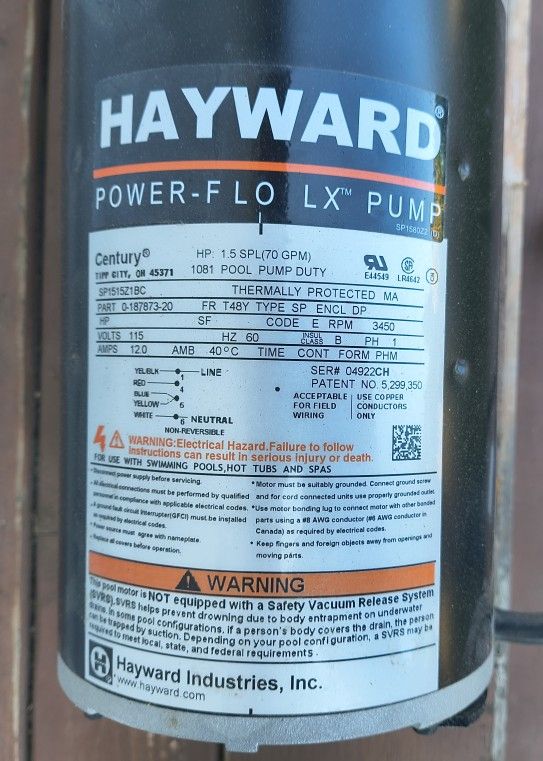 Hayward Power-Flo LX Pool Pump