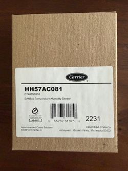 Carrier HH57AC081 Sensor-Enthalpy Honeywell C7400S
