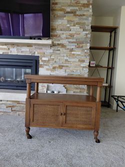 Vintage bar cart