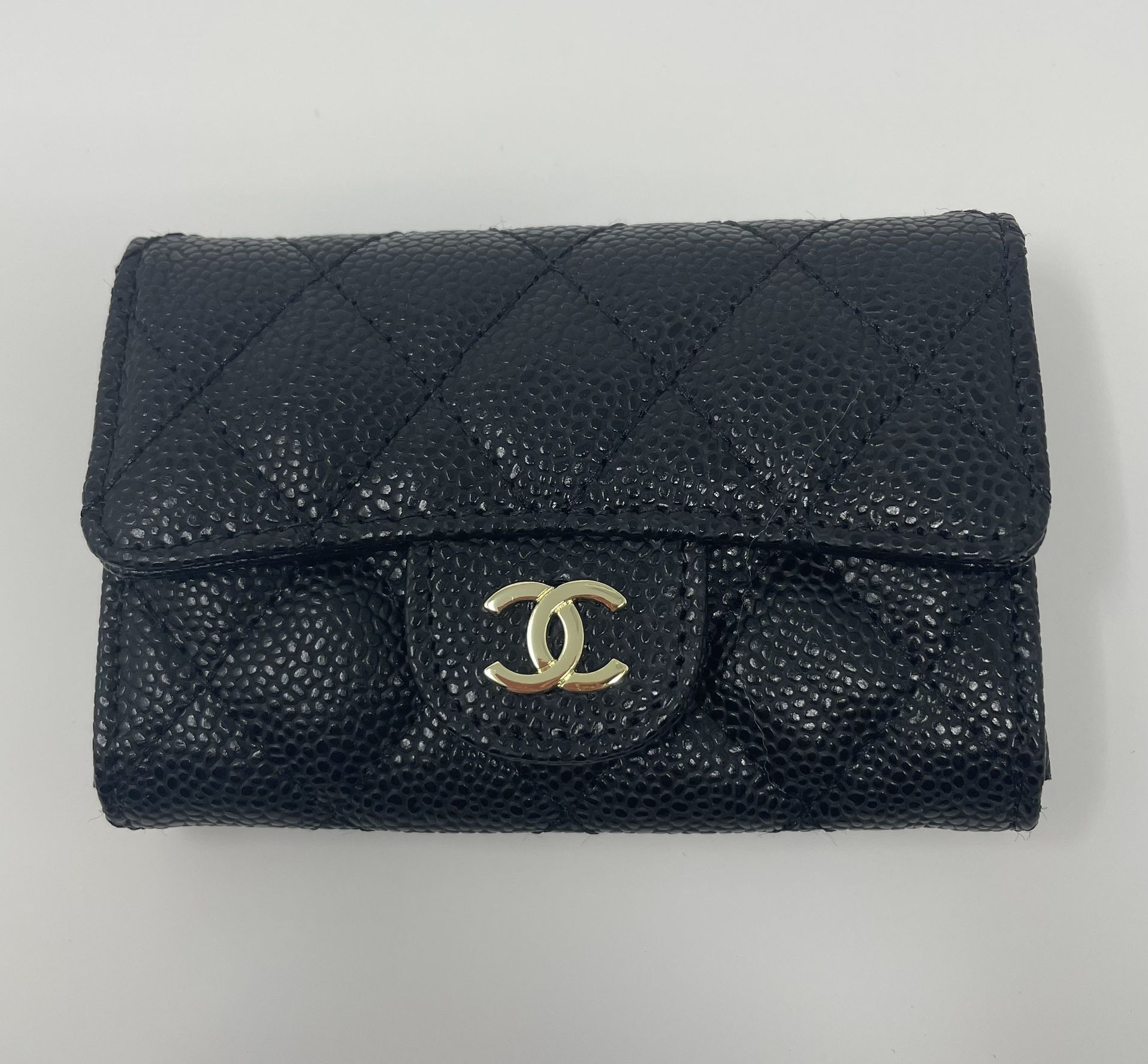 CC Card Wallet / Black / Gold