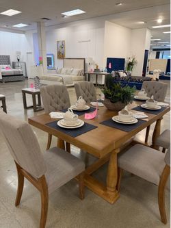 Dinning Table set for 6