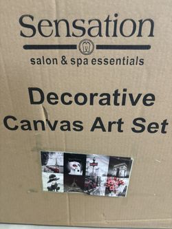 Salon Canvas Wall Art Set Of 8 