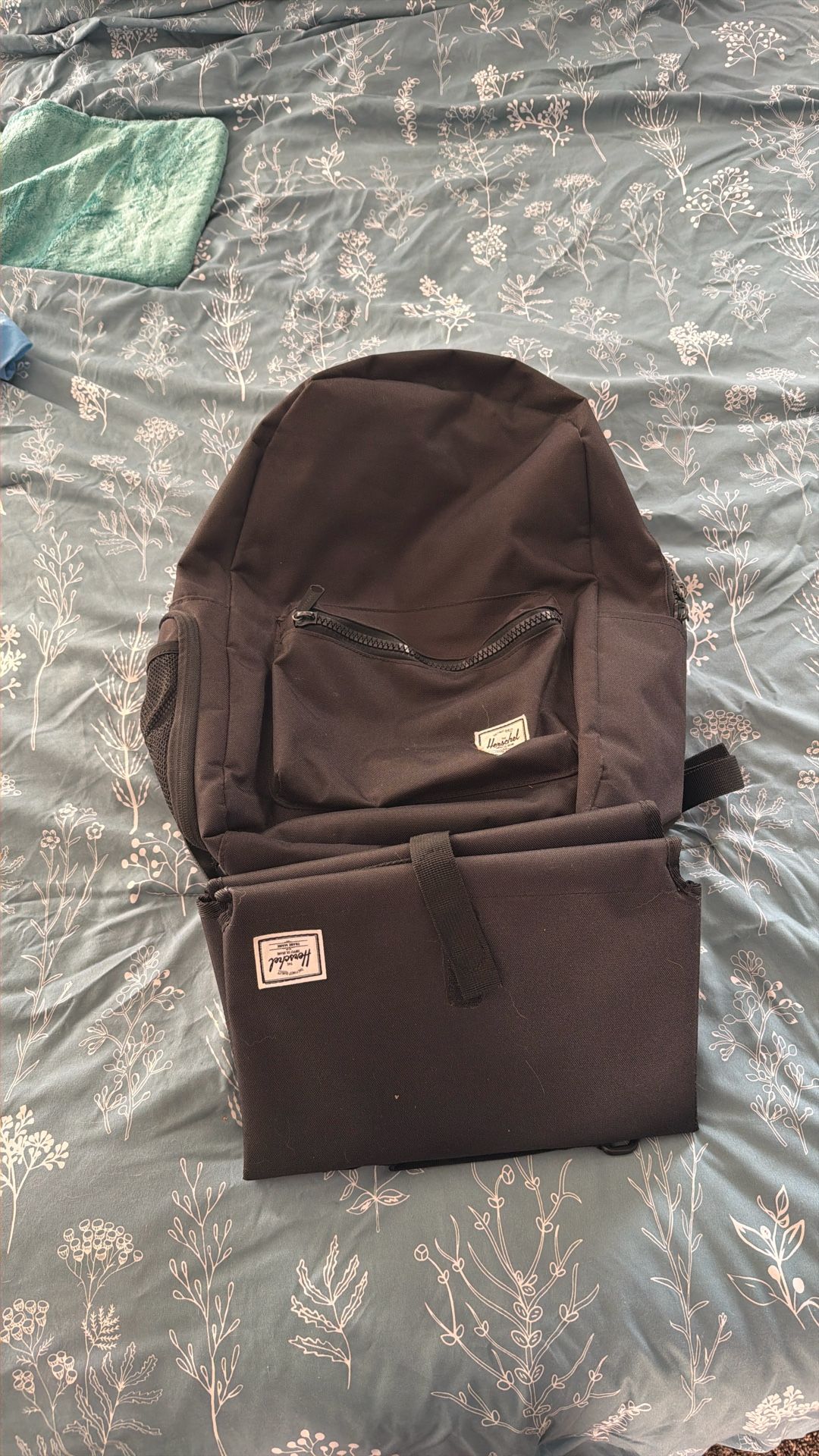 Black Herschel Diaper Bag