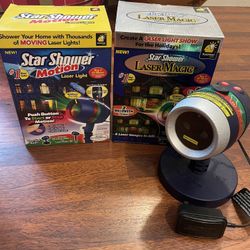 2 Star Shower Laser Lights