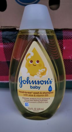 Johnson's Baby Head-To-Toe Wash & Shampoo, Aloe & Vitamin B5, 13.6 fl. oz
