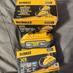 Dewalt 20V MAX XR POWERSTACK Lithium-Ion 5.0Ah Battery ($110 Each Battery)