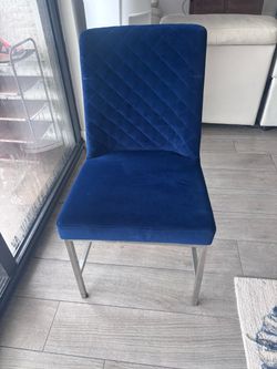 Blue Dining chairs