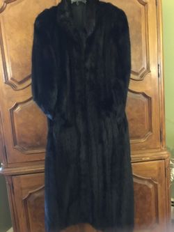 Stunning black mink coat!