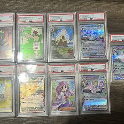 PSA POKEMON SLABS DIFFERENT PRICES