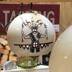 Kachina pendant lamp vintage