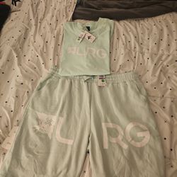 Lrg Mint Green Short & Tee Fitt 2xl