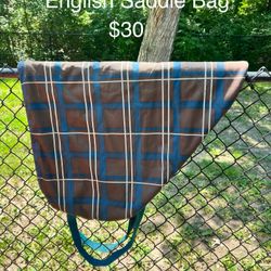 Horse Tack English Saddle Bag