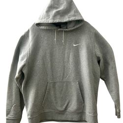 NIKE Gray  Fleece Pullover Hoodie Men's Size XXL