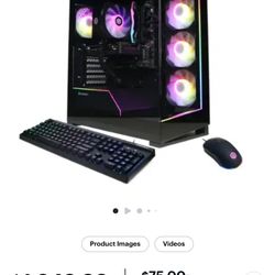 Cyberpower Pc And Samsung Monitor Set 