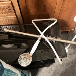 Brand New Shower Rod, Handheld Shower And Expanable Shower Tray And Curtain