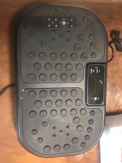 Vibration plate exercise machine