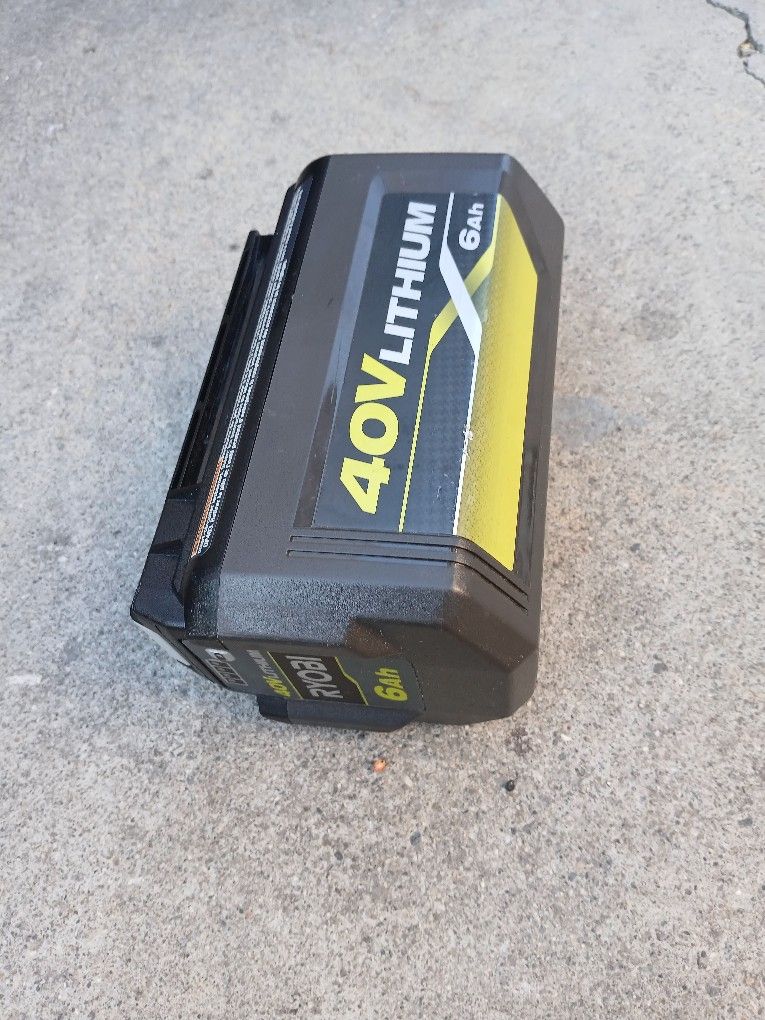 Ryobi 40v Battery 6.0ah $65 Price Firm