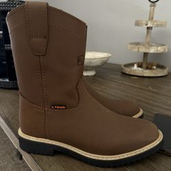 Leather Work Boots Men 9.5