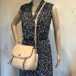MICHAEL KORS Convertible Shoulder/Crossbody Soft Leather Bag 