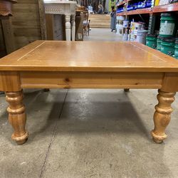 Knotty Cottagecore Square Coffee Table
