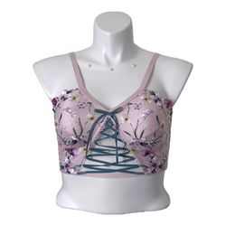 NEW Victoria's Secret Longline Corset Front Bralette Size Medium D/DD