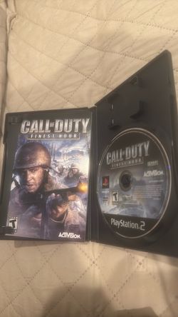 Call of Duty: Finest Hour (Sony PlayStation 2, 2004) Slightly Used! - Tested