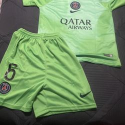 Paris Jersey With Shorts For Little Kids Size 22