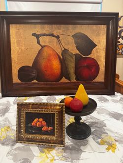 Framed Fruit Picture