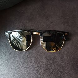 Ray-Ban Polarized Clubmaster Sunglasses Excellent Condition