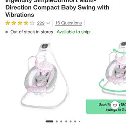 Baby Girl Swing 