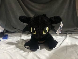 How to Train Your Dragon Toothless Plush with Saddle