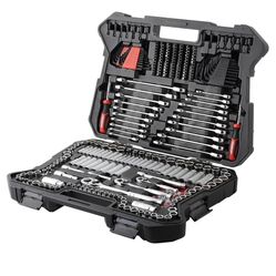 True Mechanic 303-Piece Mechanics Tool Set and Socket Set, Professional, SAE/Metric