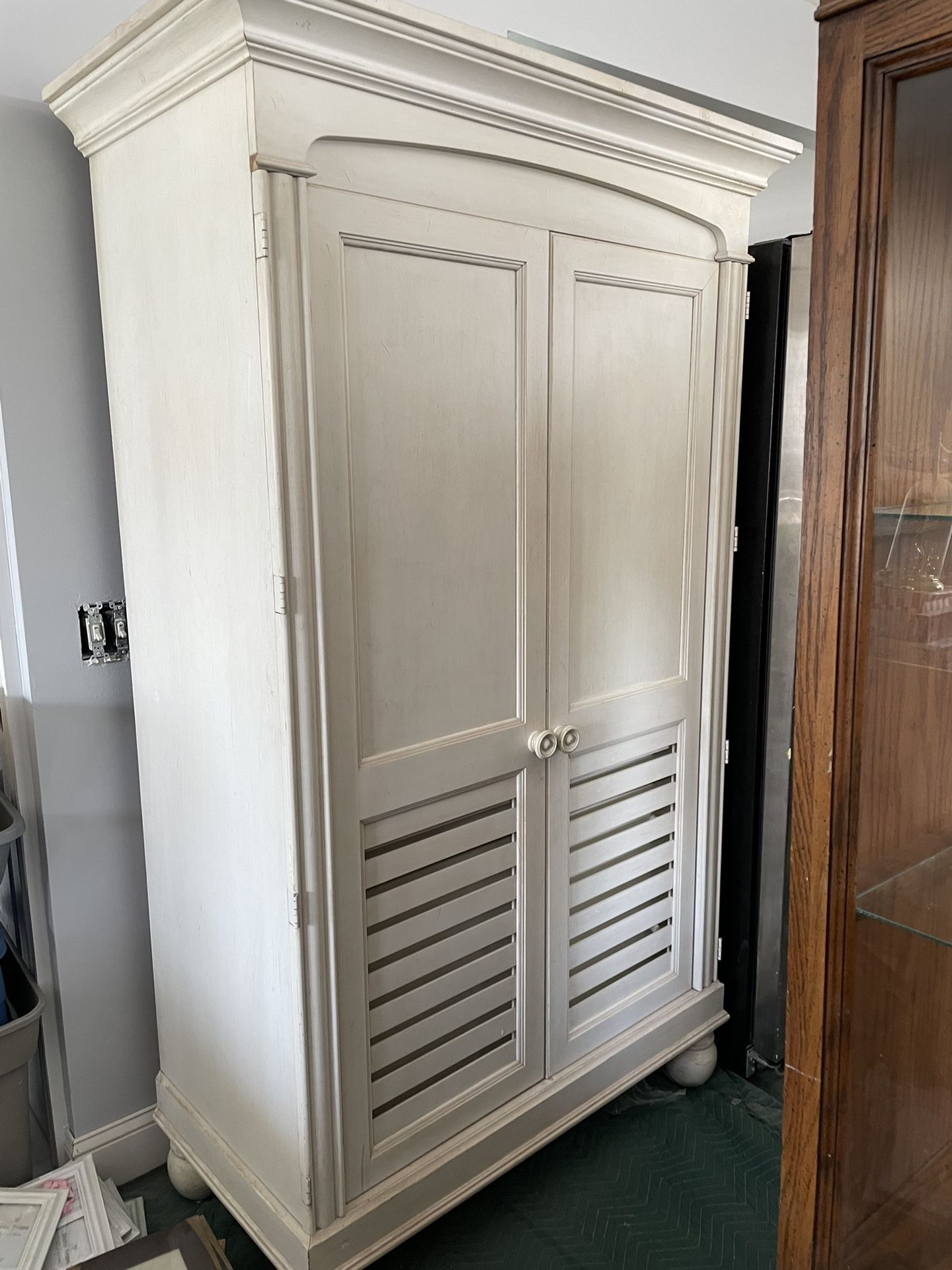 White Wooden Armoire