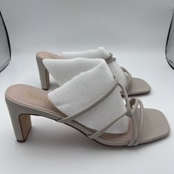 Women’s Beige Strappy Heels Size 10