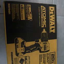 NEW DeWalt 20V MAX Atomic Brushless Drill Kit (DCD794D1) w/ Battery