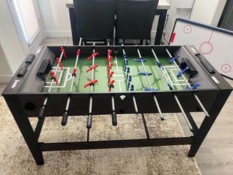Pool table hockey table tennis soccer games