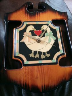 Vintage duck clock