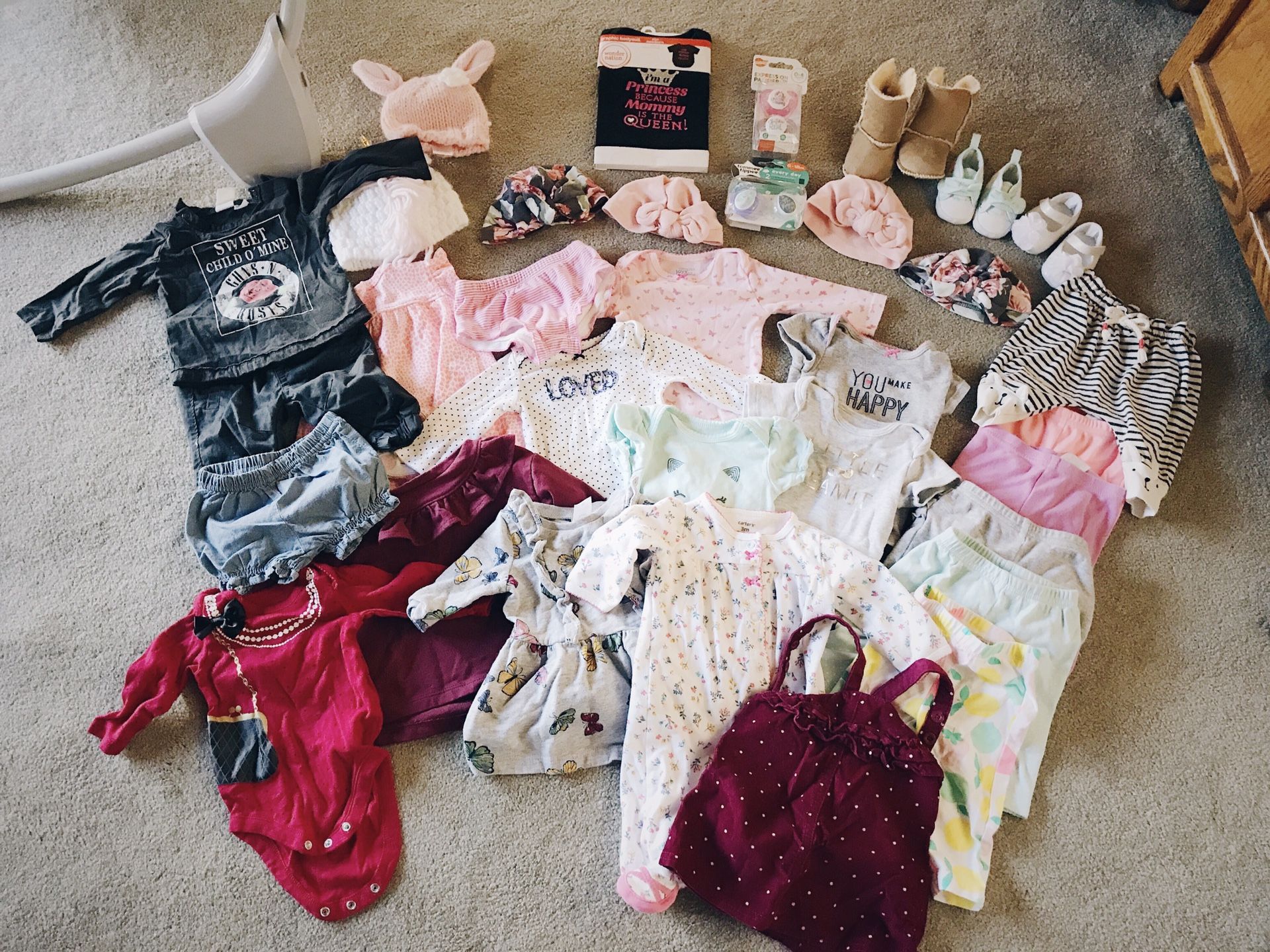 0-3 Months Newborn Baby Girl Clothes