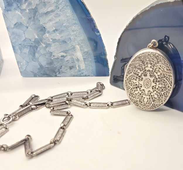 Antique Sterling Silver Locket