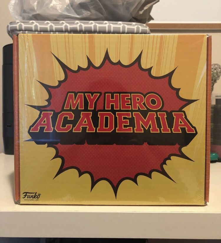 My hero academia Funko pop box