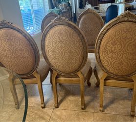 Aico  dinning  chairs  la  francause  collection