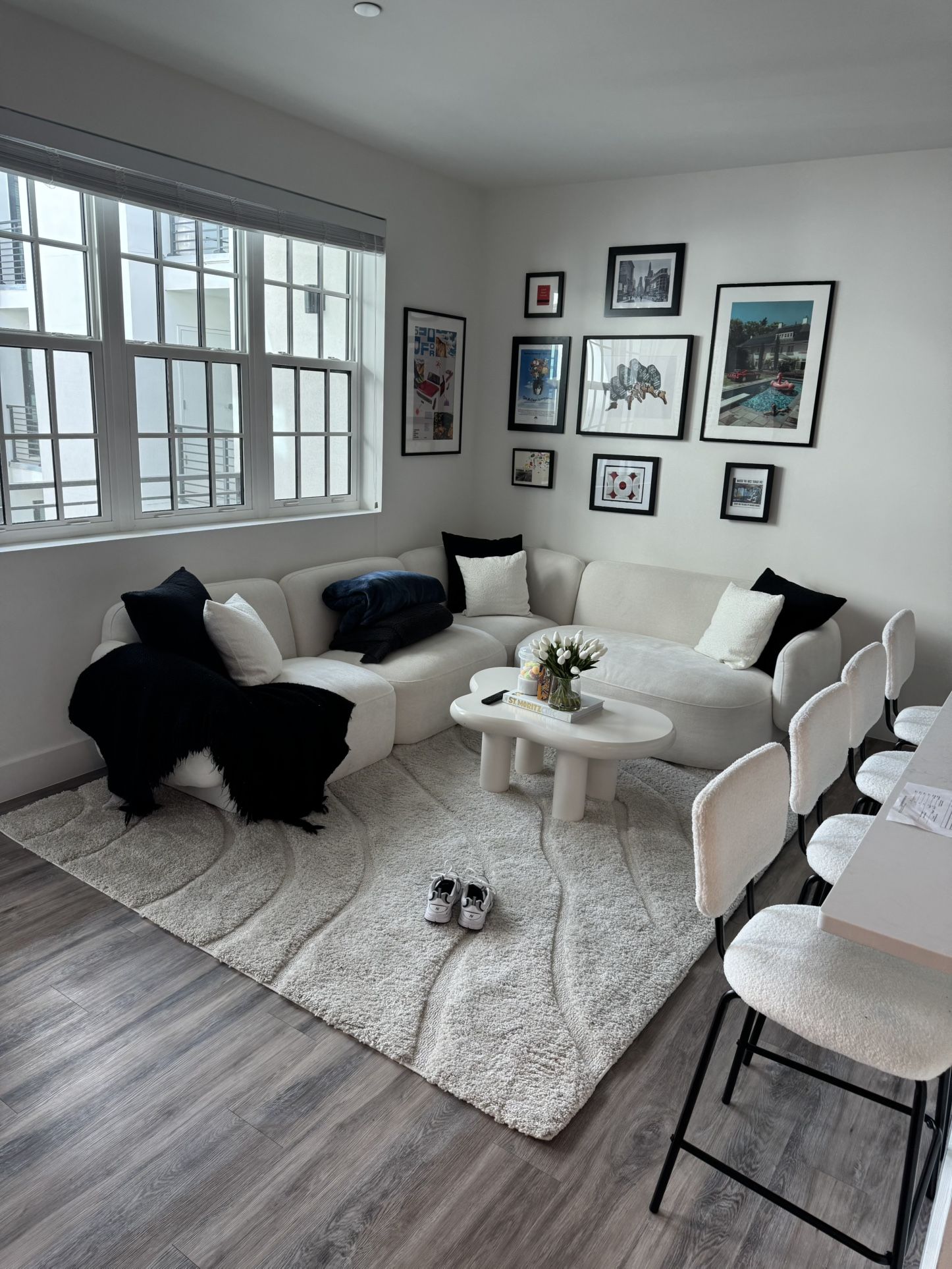 City Furniture Bouclé Sectional Couch – Stylish & Cozy!
