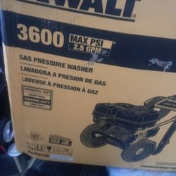 DeWalt Pressure Washer 3600psi