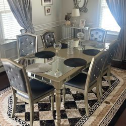Dining Room Mirror, Table And Chairs, Two Side Accent Mirror, Chest Pieces, Matching Mirror, Mirrors, And Picture