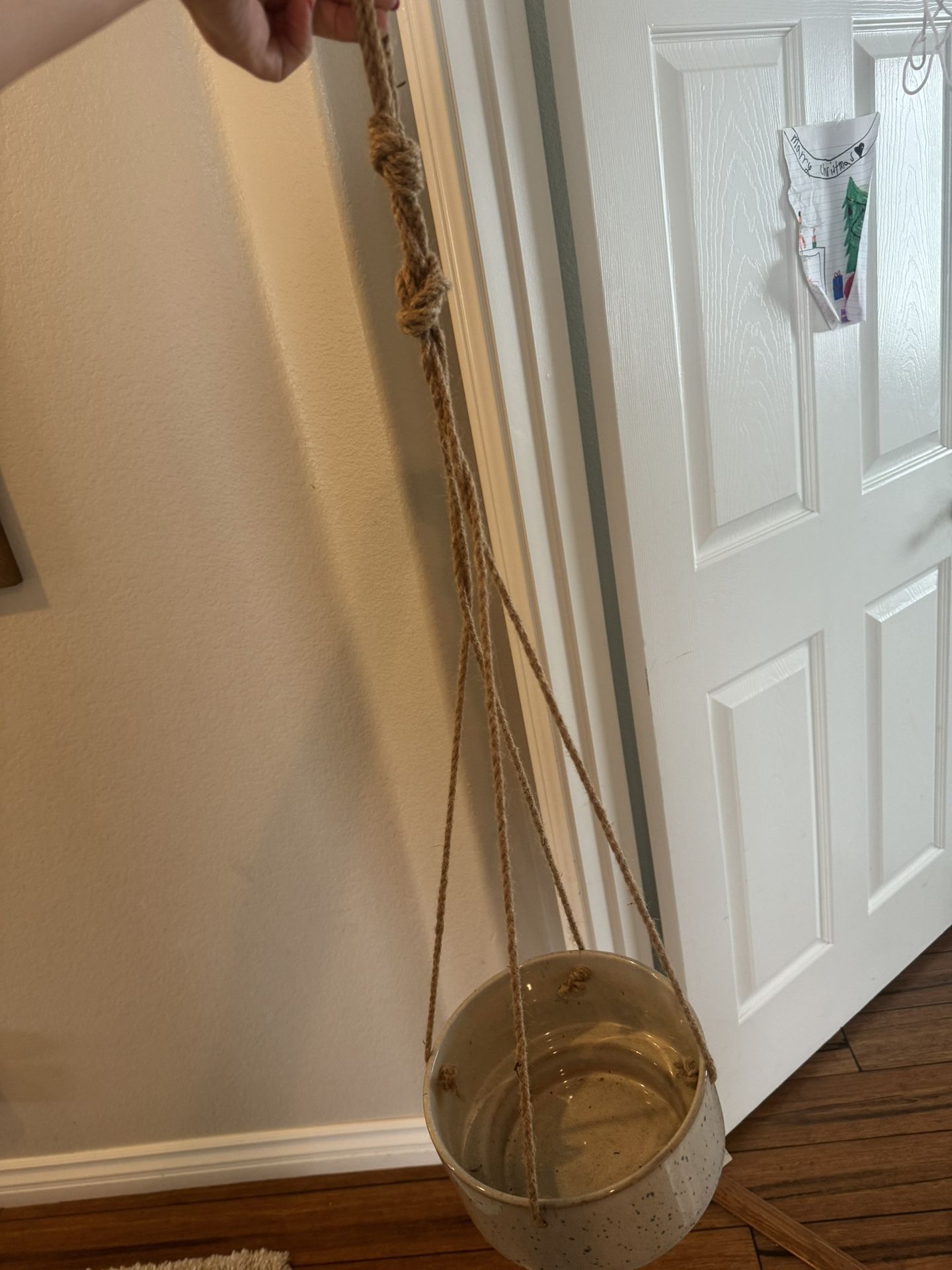 West Elm hanging Planter pot